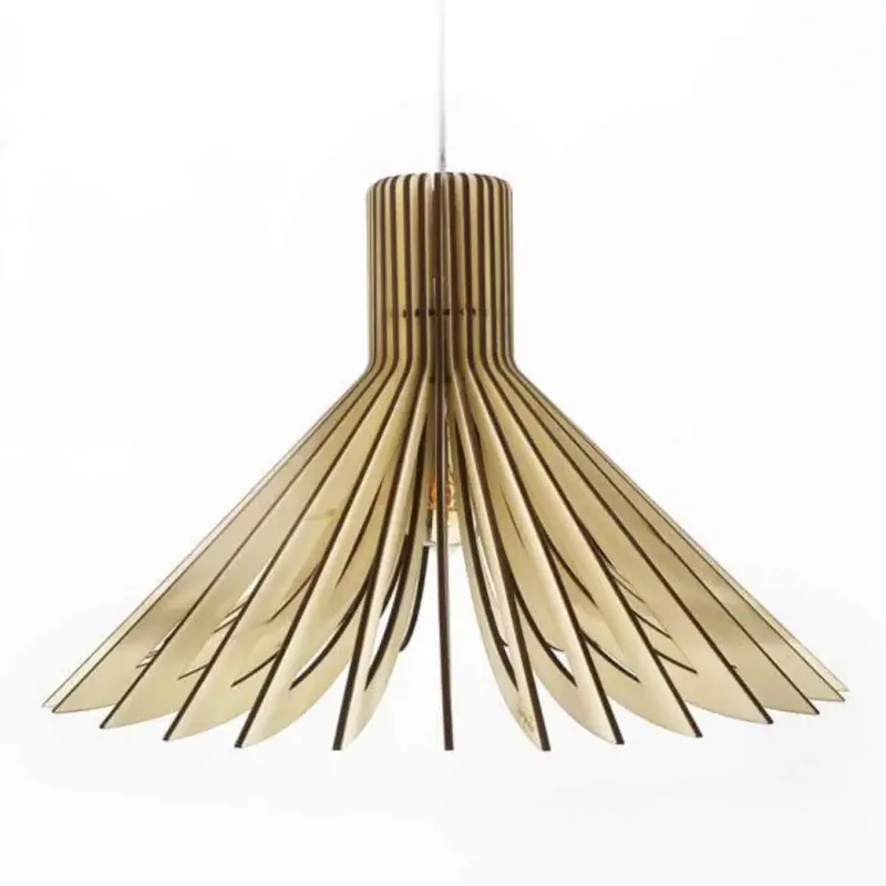 AVA - cordon blanc - Suspension bois - Atelier Loupiote Acheter Direct