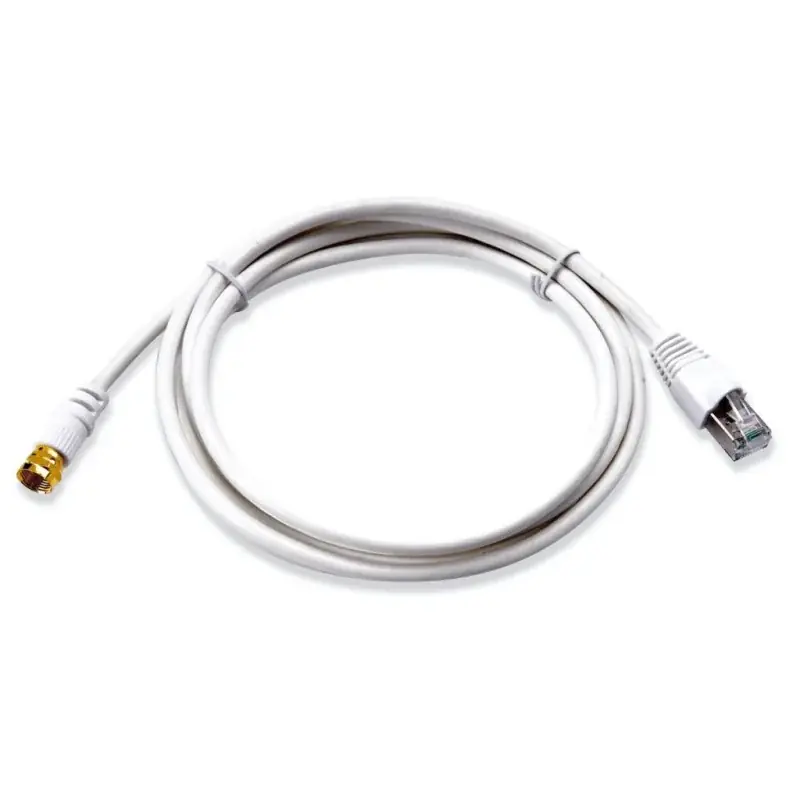Cordon RJ45 / F TNT Omelcom - 2m - Blanc Quantité Limitée