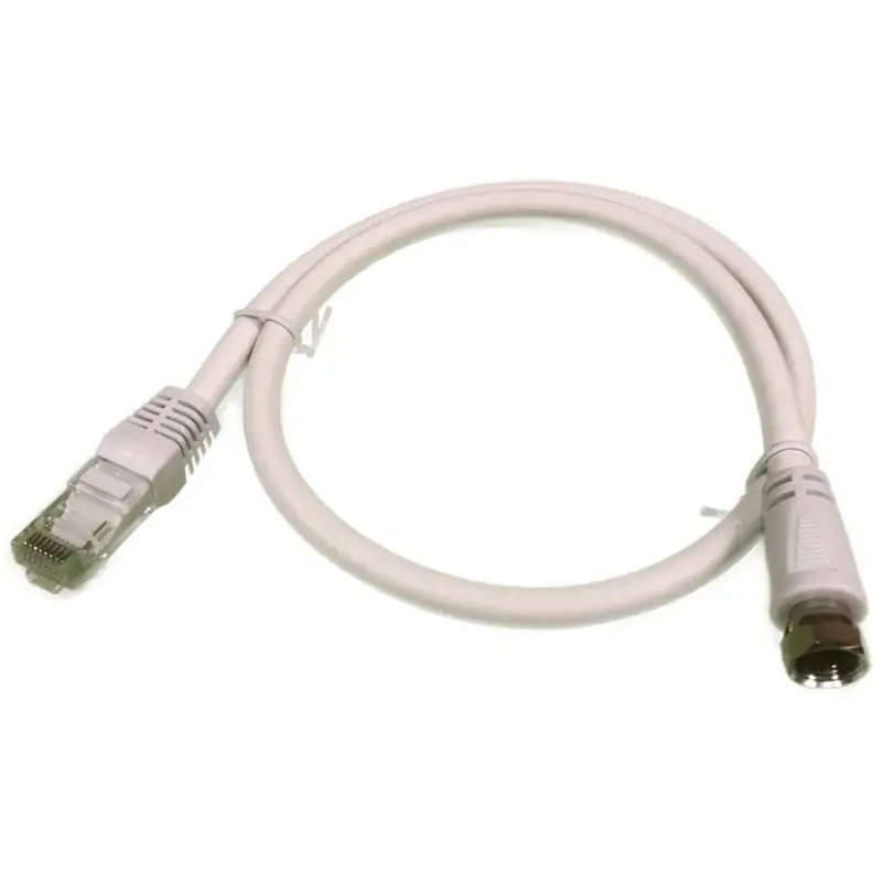 Cordon Balun 0.5m - RJ45/prise F Expédition Rapide