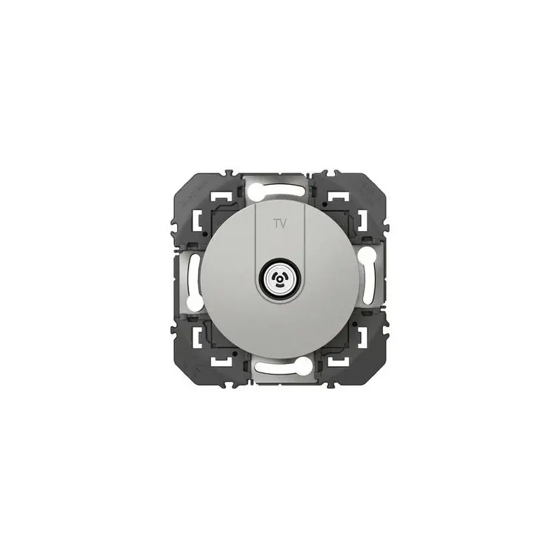 Achetez Aujourd’hui Prise TV simple étoile blindée dooxie finition alu - 600451