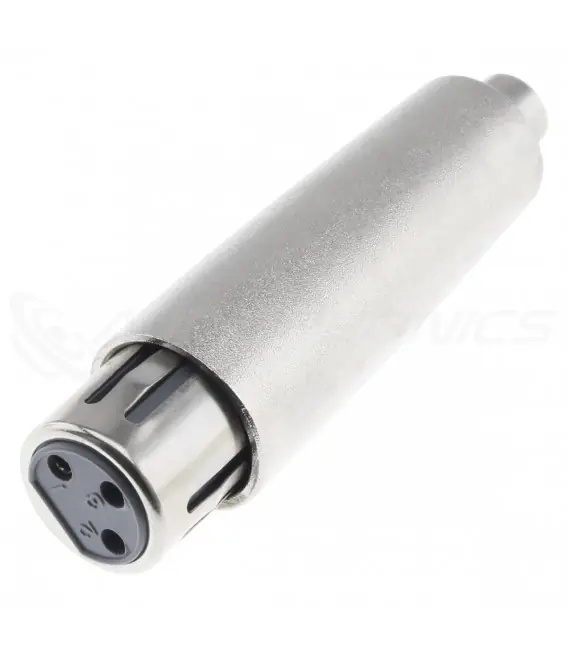Tendance Adaptateur XLR Femelle vers RCA Femelle Plaqué Or
