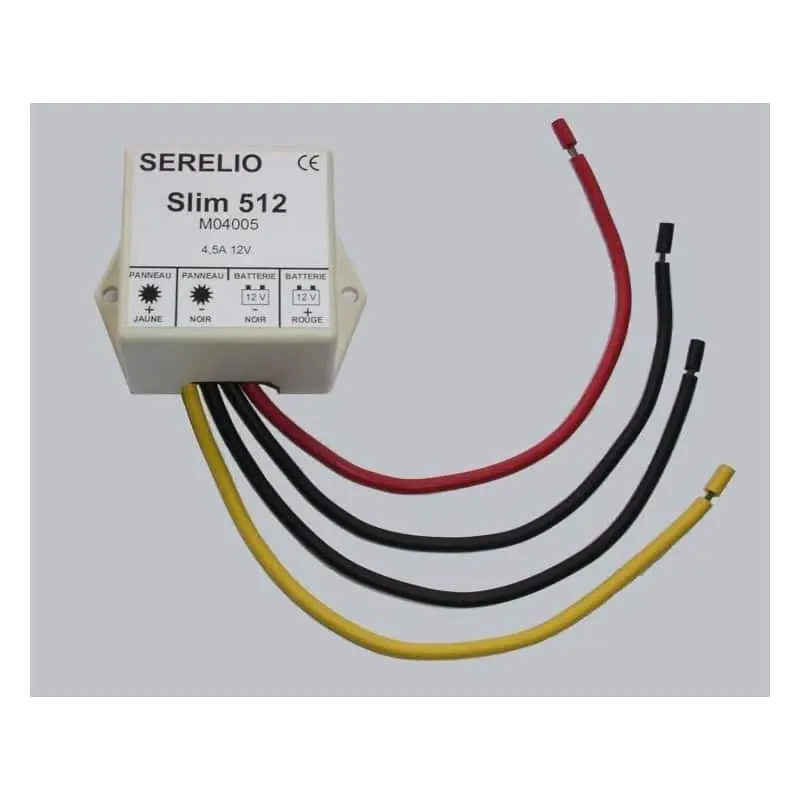 Promotion Saisonnière Limiteur de charge solaire 4.5A 12V - SERELIO SLIM512