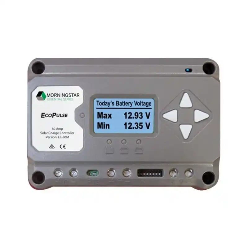 Fait Main Régulateur de charge solaire 30A 12-24V - EcoPulse EC-30M