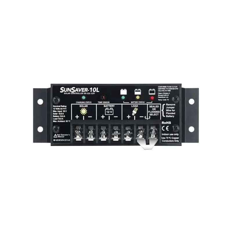 Artisanat Régulateur de charge solaire 10A 24V - SunSaver SS-10L