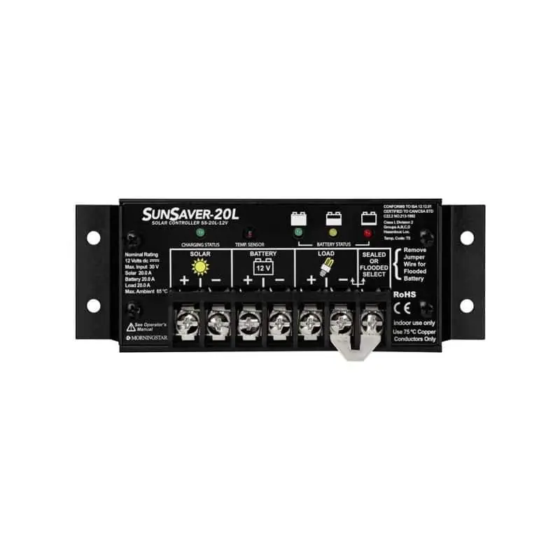 Top Vente Régulateur de charge solaire 20A 12V - SunLight SL-20L