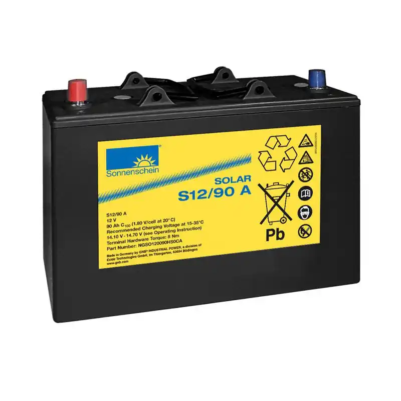 Offre Spéciale Batterie solaire GEL 90Ah 12V C100 - SONNENSCHEIN Dryfit Solar S12/90
