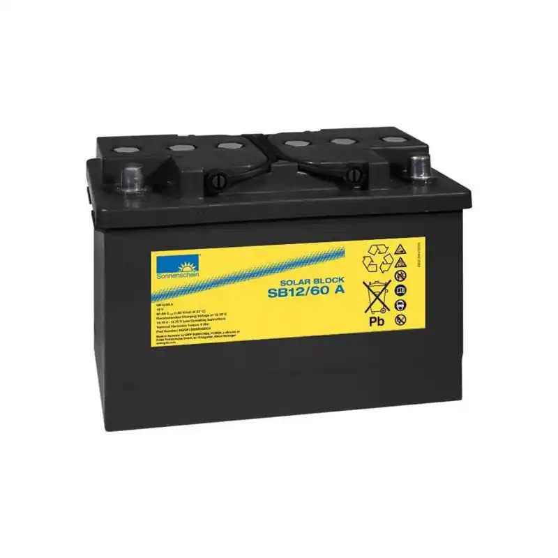 Satisfait Ou Remboursé Batterie solaire GEL 60Ah 12V C100 - SONNENSCHEIN Dryfit Solar Block SB12/60