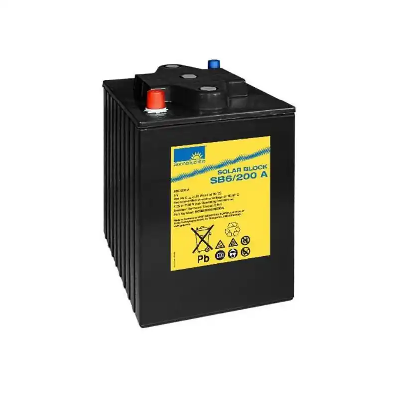Promotion Batterie solaire GEL 200Ah 6V C100 - SONNENSCHEIN Dryfit Solar Block SB6/200