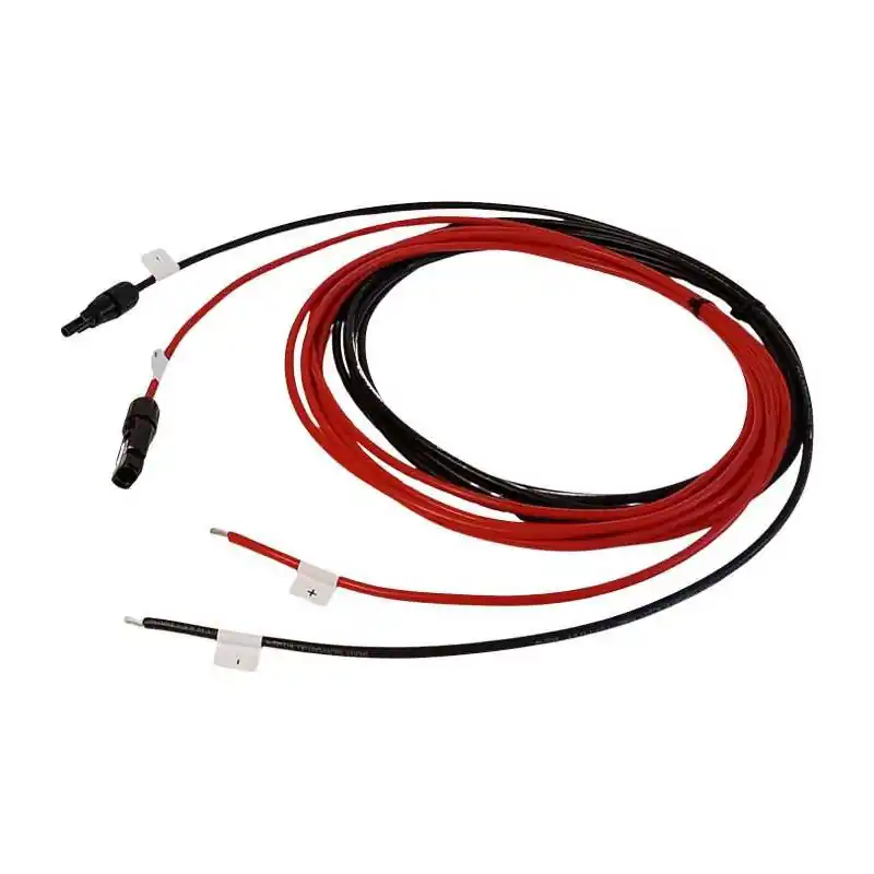 Seulement Aujourd’hui Câblage noir/rouge pour un panneau solaire avec connecteurs MC4