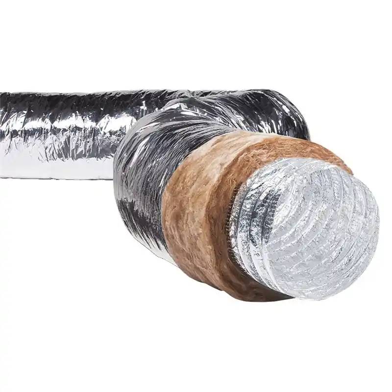 Nouvelle Collection Gaine Ø 80 mm souple isoléeEp25 mm - L 10 m